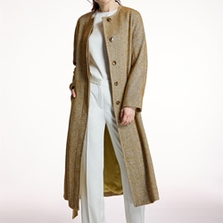 ALBA CONDE Abrigo Largo Amarillo - Imagen 1