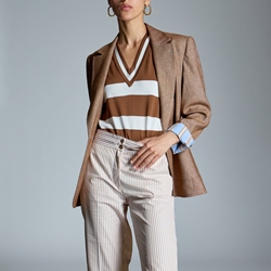 ALBA CONDE Blazer Entallada Marrón - Imagen 1