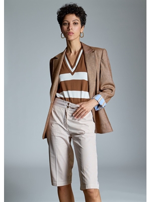 ALBA CONDE Blazer Entallada Marrón - Imagen 1