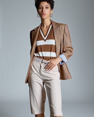 ALBA CONDE Blazer Entallada Marrón - Imagen 1