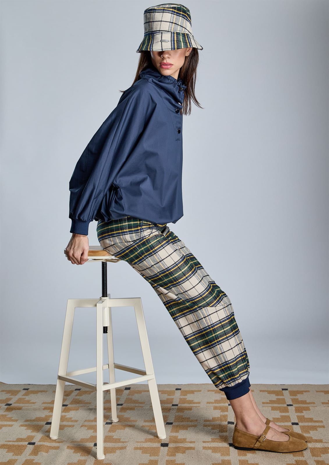 ALBA CONDE Blusa Azul Marino - Imagen 1