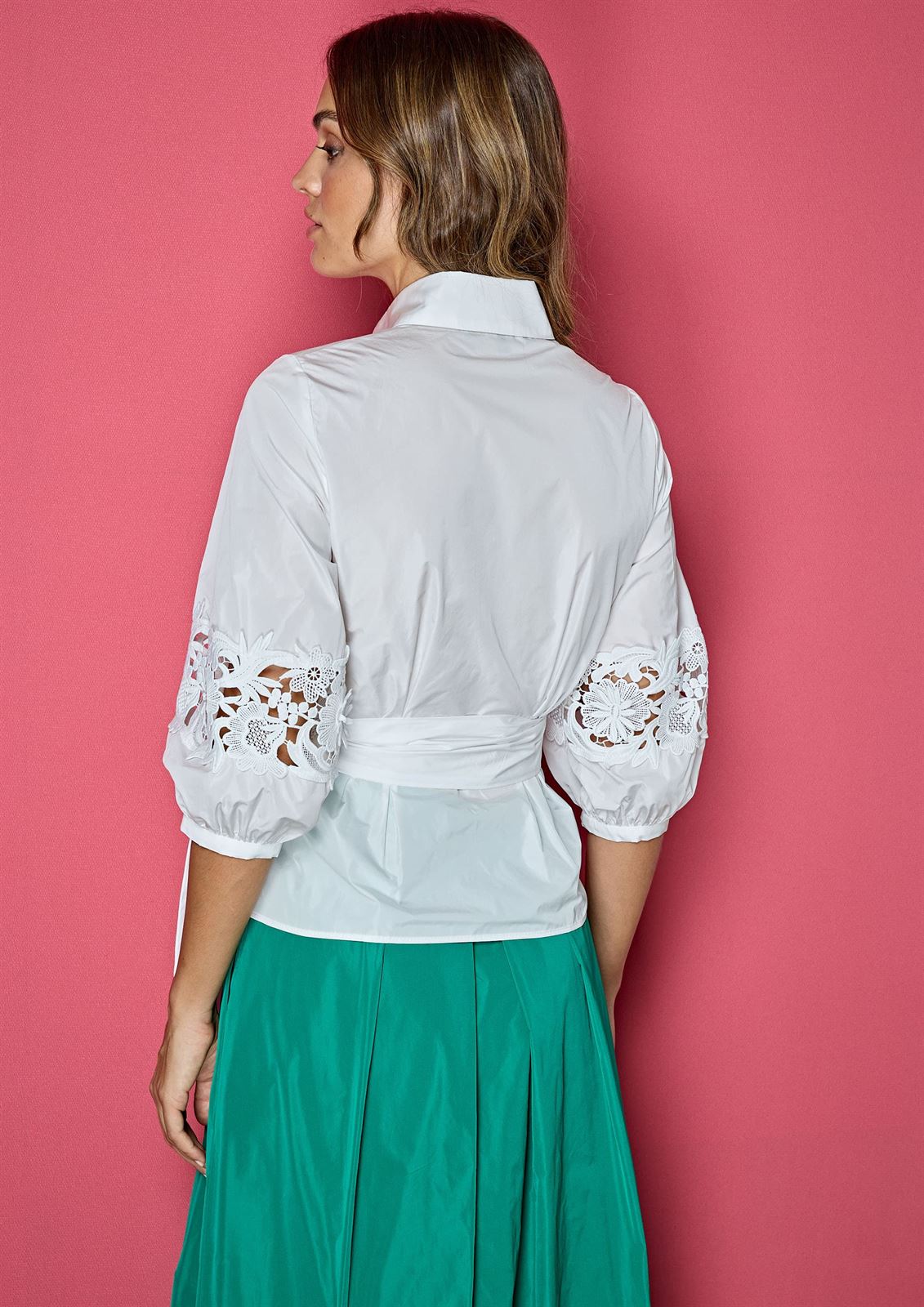 ALBA CONDE Blusa Blanca - Imagen 2