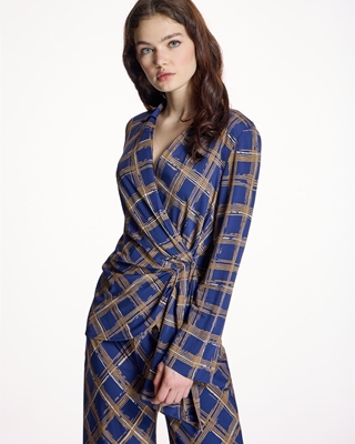 ALBA CONDE Blusa Cruzada de Punto - Imagen 1