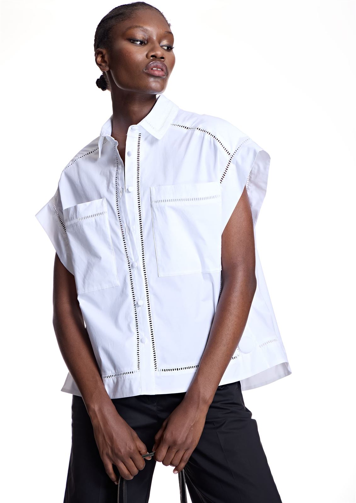 ALBA CONDE Blusa de Corte Holgado - Imagen 2