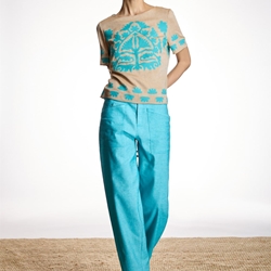 ALBA CONDE Blusa Dibujo a Contraste - Imagen 2