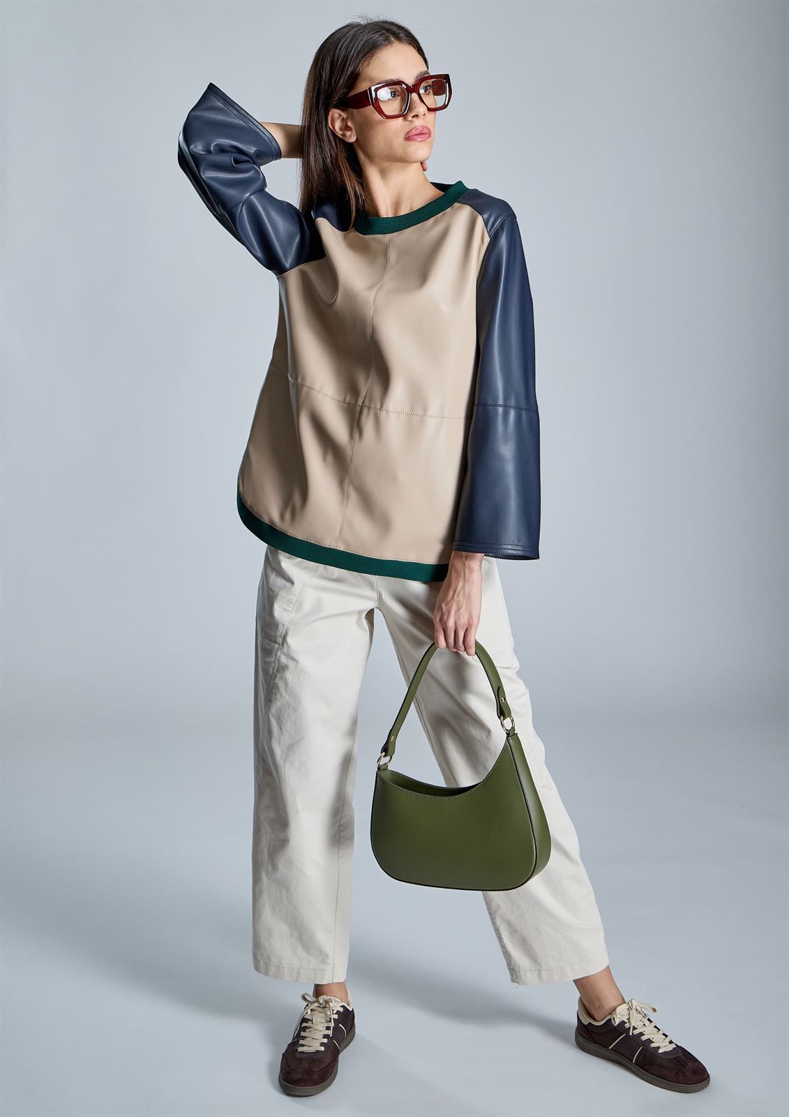 ALBA CONDE Blusa Efecto Piel - Imagen 2