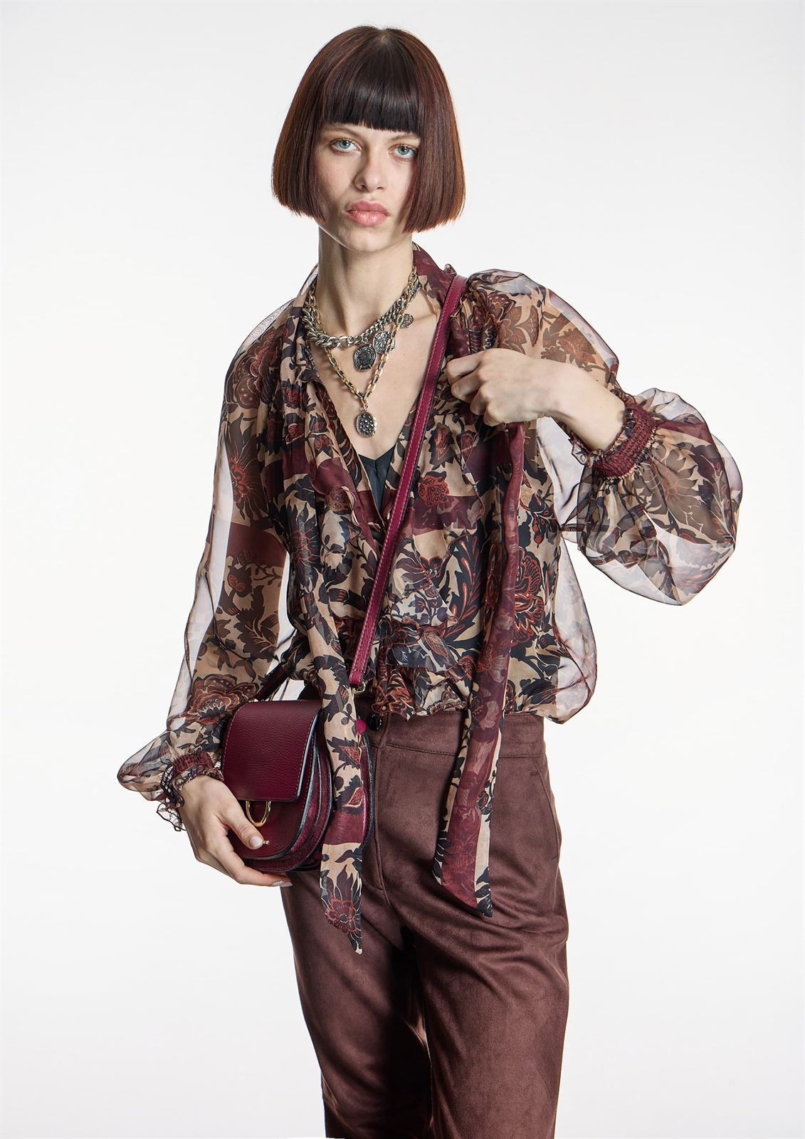 ALBA CONDE Blusa Estampada Boho - Imagen 1