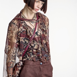 ALBA CONDE Blusa Estampada Boho - Imagen 2