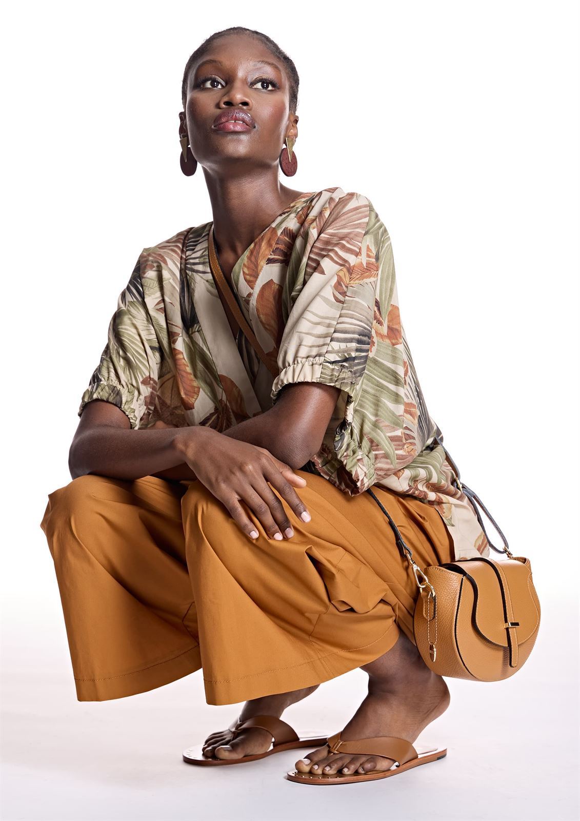 ALBA CONDE Blusa Estampado Tropical - Imagen 5