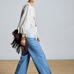 ALBA CONDE Blusa Estilo Bohemio - Imagen 2