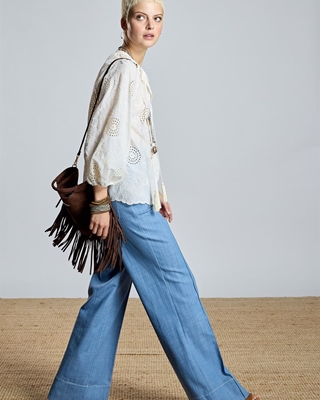 ALBA CONDE Blusa Estilo Bohemio - Imagen 2