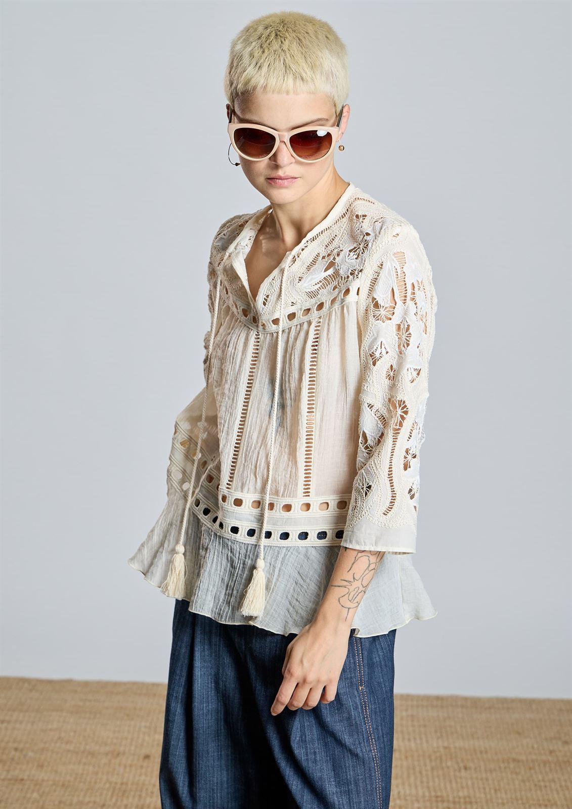 ALBA CONDE Blusa estilo Boho - Imagen 1