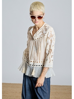 ALBA CONDE Blusa estilo Boho - Imagen 1