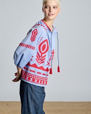 ALBA CONDE Blusa Étnica - Imagen 1