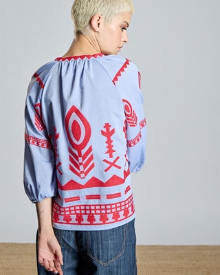 ALBA CONDE Blusa Étnica - Imagen 2