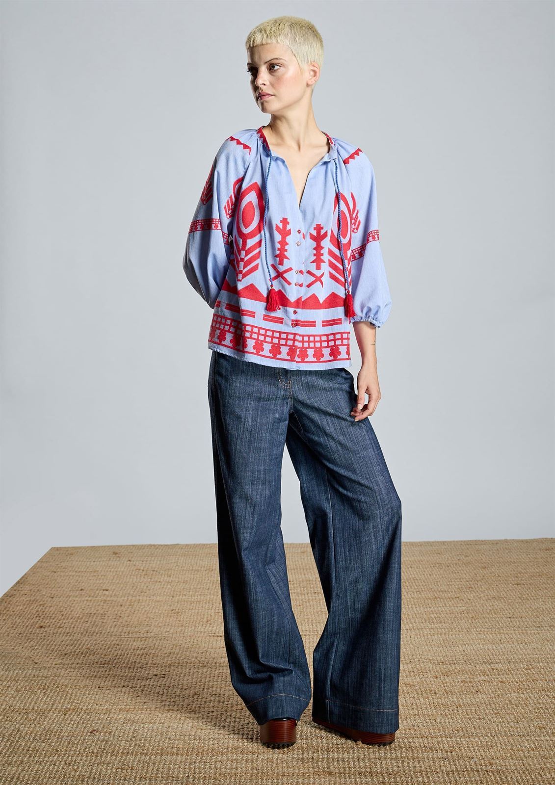 ALBA CONDE Blusa Étnica - Imagen 4