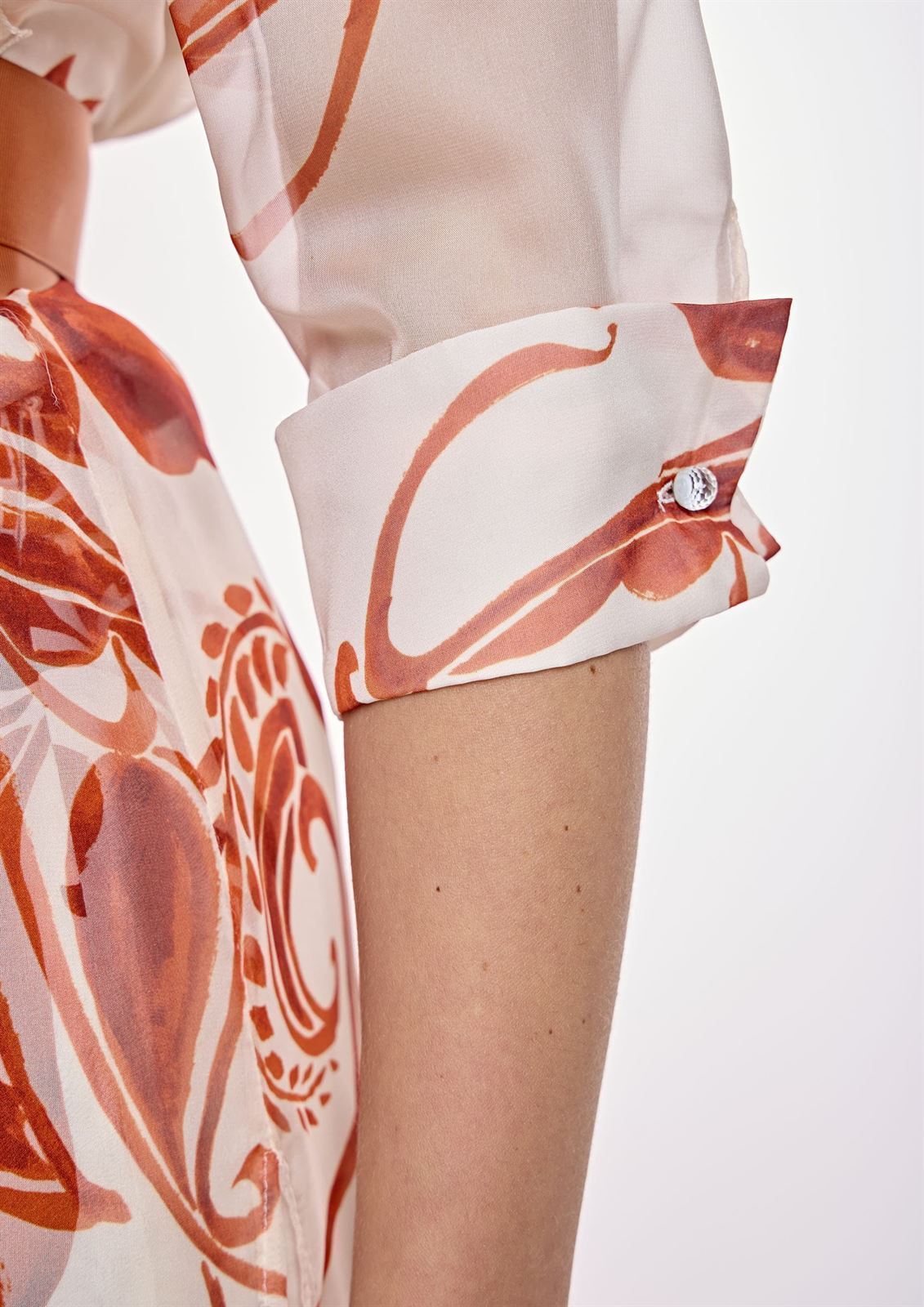 ALBA CONDE Blusa Larga Estampada - Imagen 5