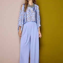 ALBA CONDE Blusa Satinada Lunares - Imagen 1