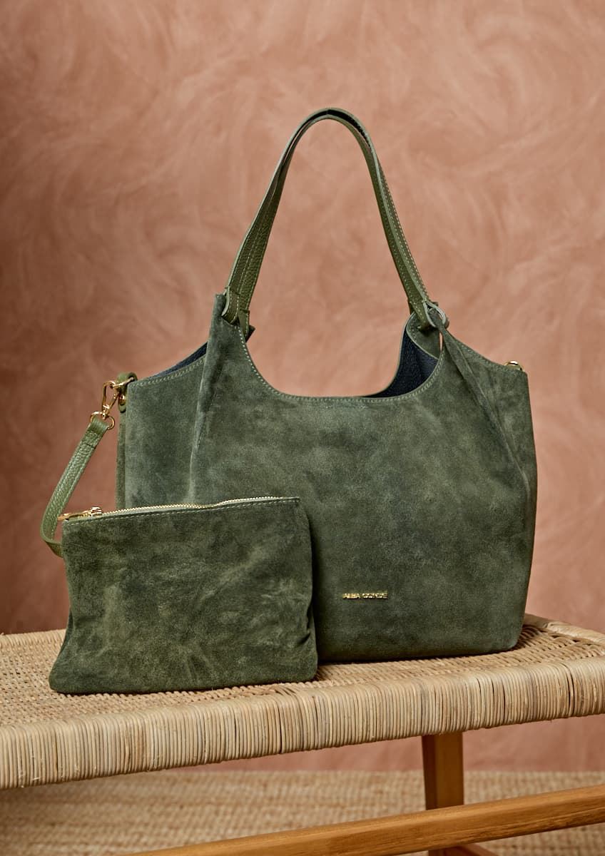 ALBA CONDE Bolso ADELE Kaki - Imagen 1