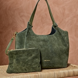 ALBA CONDE Bolso ADELE Kaki - Imagen 1