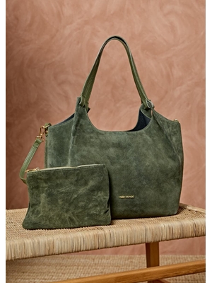 ALBA CONDE Bolso ADELE Kaki - Imagen 1
