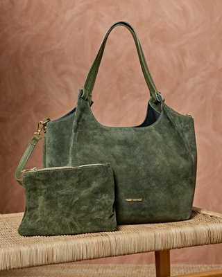 ALBA CONDE Bolso ADELE Kaki - Imagen 1