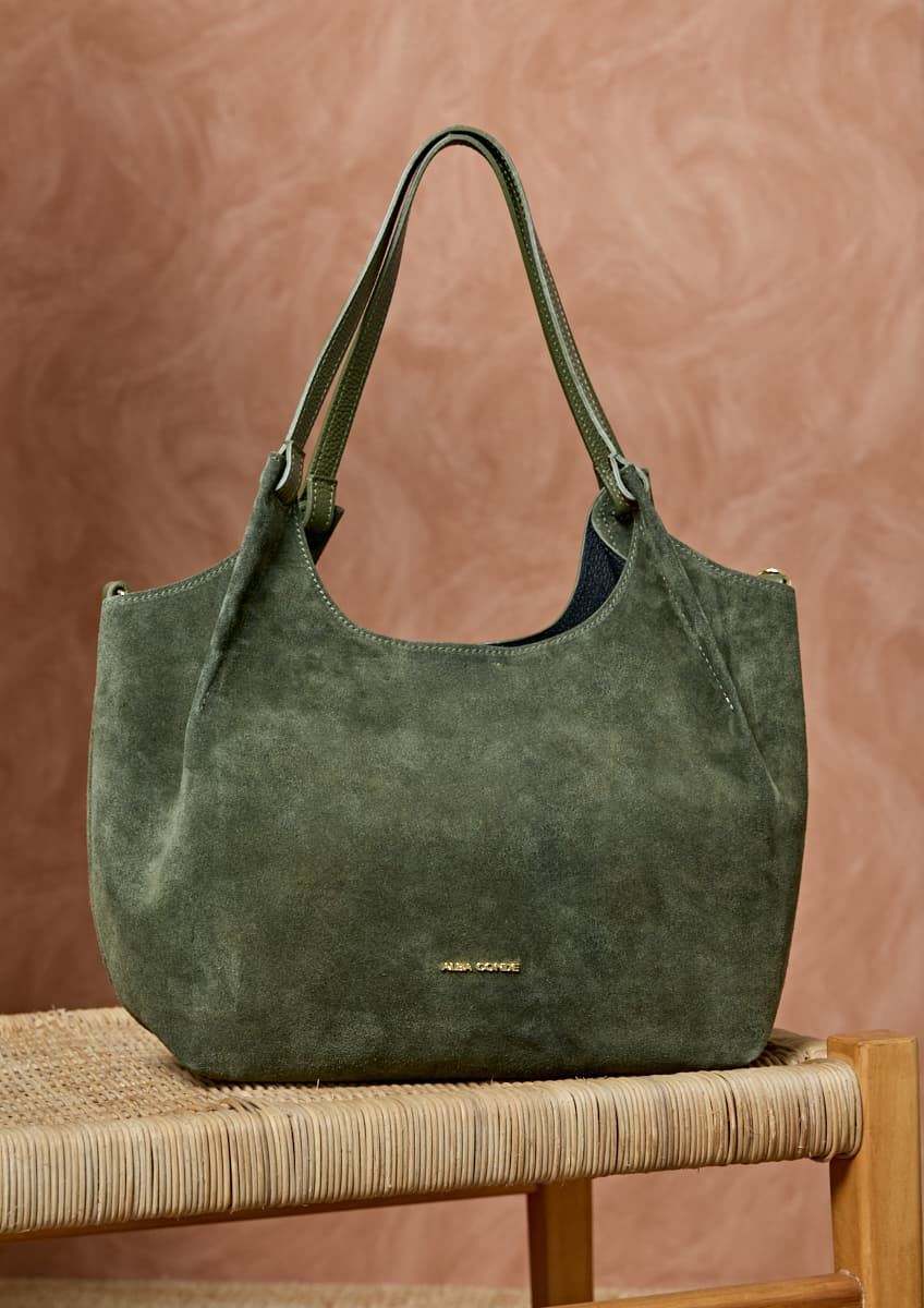 ALBA CONDE Bolso ADELE Kaki - Imagen 2
