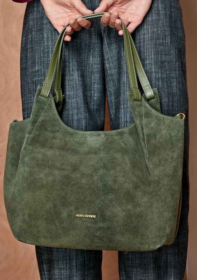 ALBA CONDE Bolso ADELE Kaki - Imagen 6