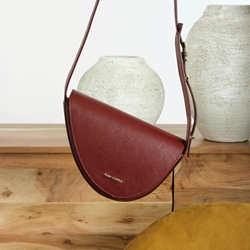 ALBA CONDE Bolso Cleo Burdeos - Imagen 2