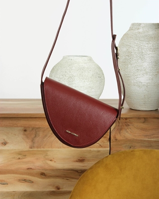 ALBA CONDE Bolso Cleo Burdeos - Imagen 2