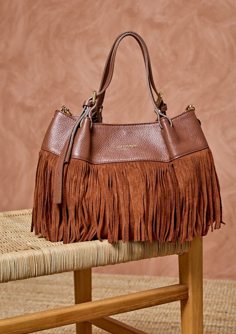 ALBA CONDE Bolso INDIA Camel - Imagen 1