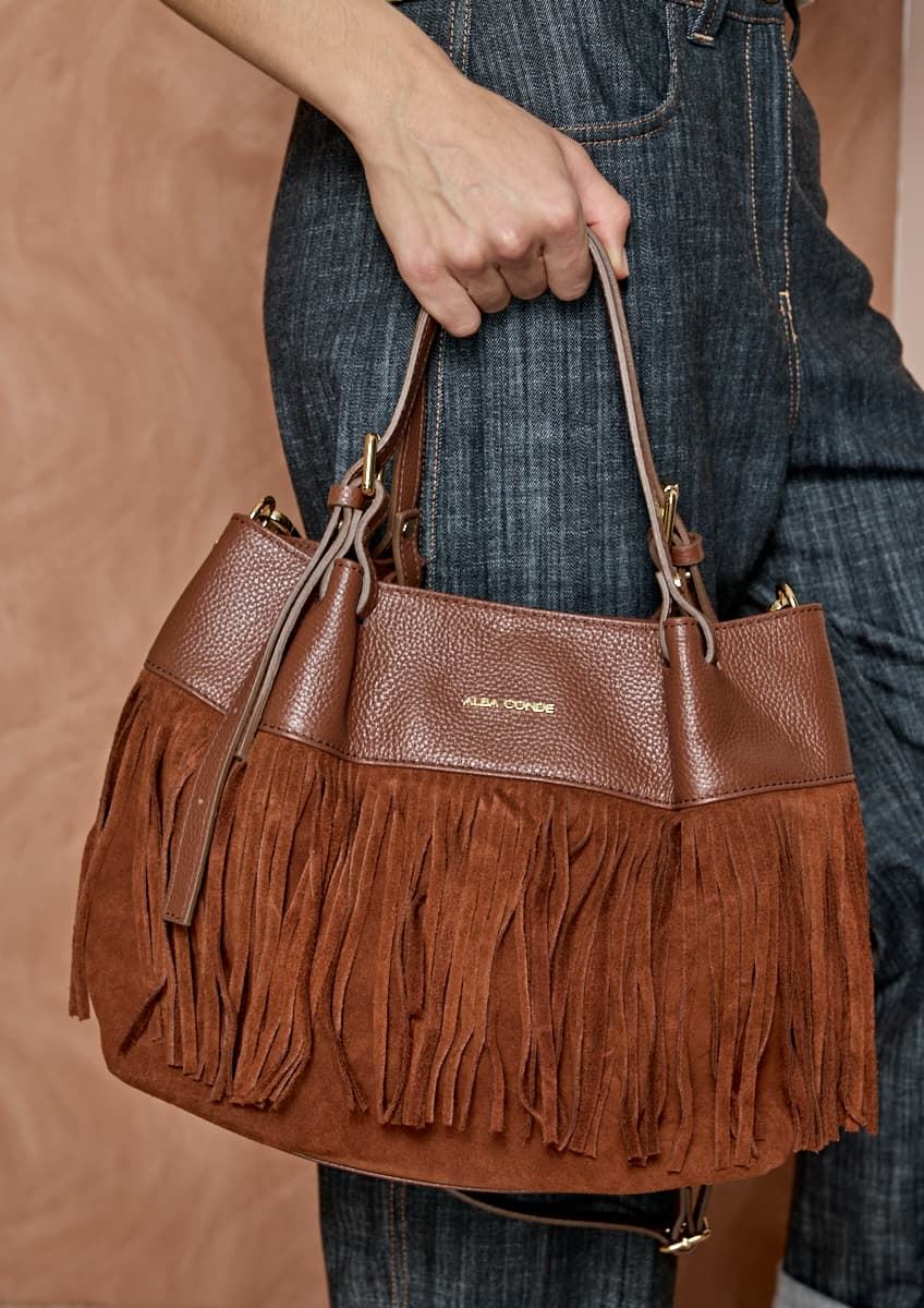 ALBA CONDE Bolso INDIA Camel - Imagen 2