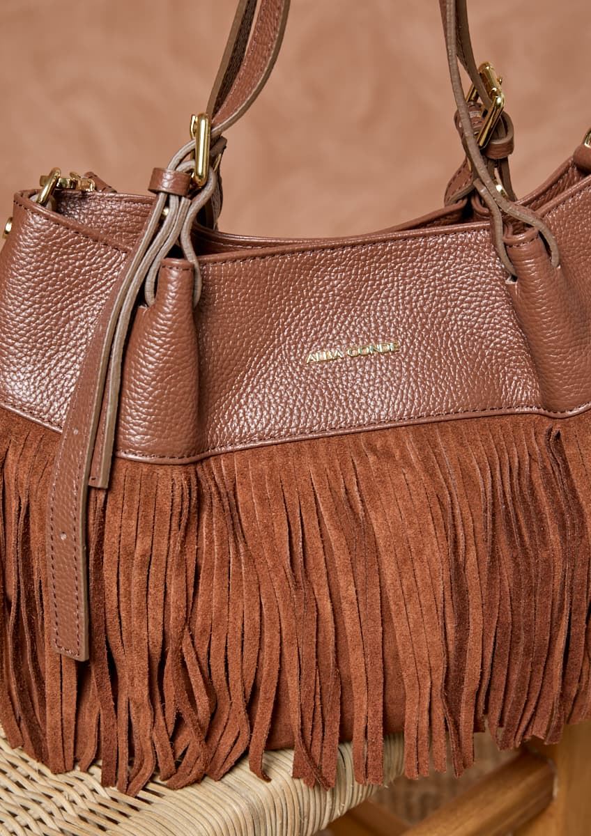 ALBA CONDE Bolso INDIA Camel - Imagen 4
