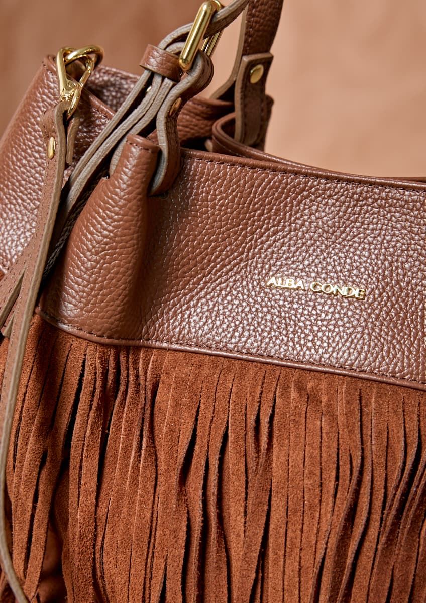 ALBA CONDE Bolso INDIA Camel - Imagen 5