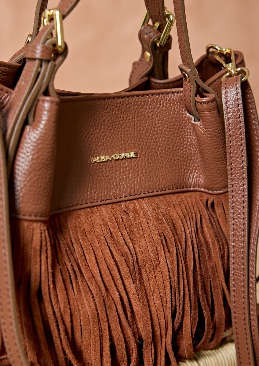 ALBA CONDE Bolso INDIA Camel - Imagen 6