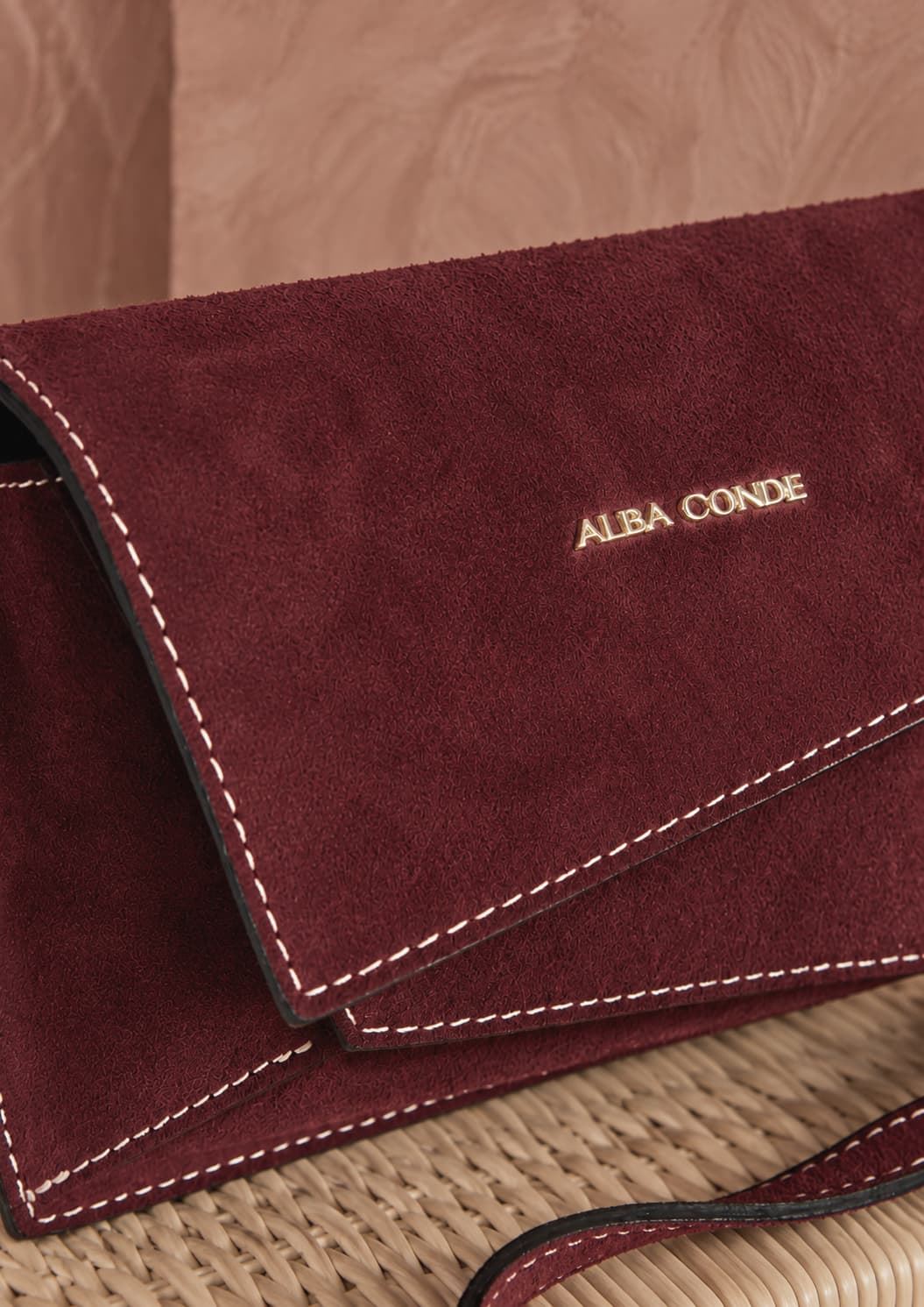 ALBA CONDE Bolso Lía Burdeos - Imagen 2