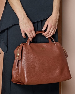 ALBA CONDE Bolso VALERIA Marrón - Imagen 2