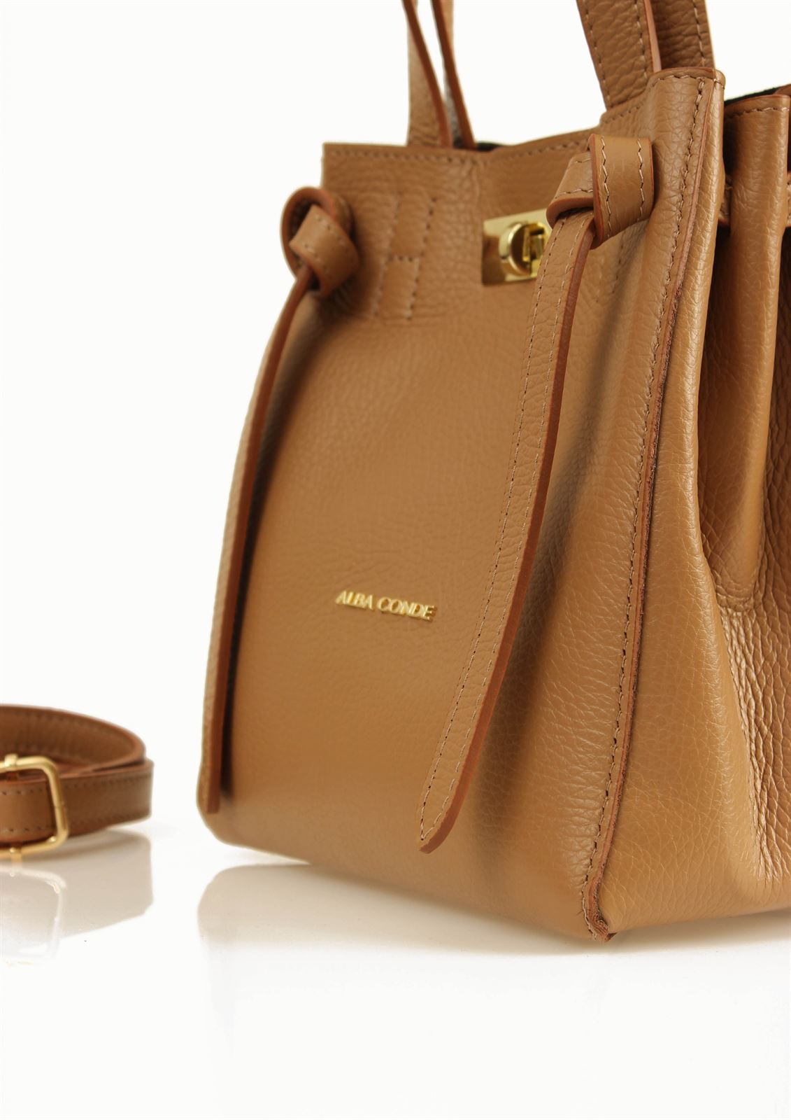 ALBA CONDE Bolso Verona Camel - Imagen 4