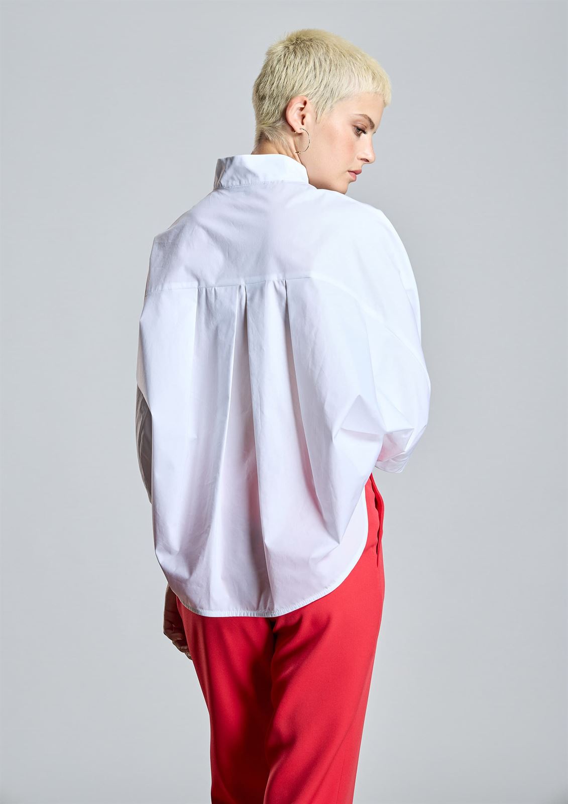 ALBA CONDE Camisa Blanca con Entredós - Imagen 5