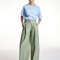 ALBA CONDE Camiseta Azul Coco - Imagen 1