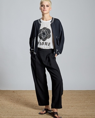 ALBA CONDE Camiseta Blanca Fiore - Imagen 2