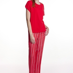 ALBA CONDE Camiseta Botones Dorados - Imagen 2