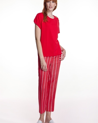 ALBA CONDE Camiseta Botones Dorados - Imagen 2