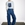 ALBA CONDE Camiseta Cruda con Print Azul - Imagen 1
