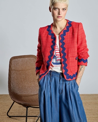 ALBA CONDE Camiseta Cruda Regata - Imagen 1