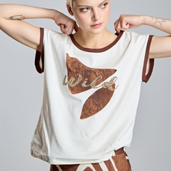 ALBA CONDE Camiseta Cruda Will - Imagen 1