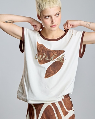 ALBA CONDE Camiseta Cruda Will - Imagen 1