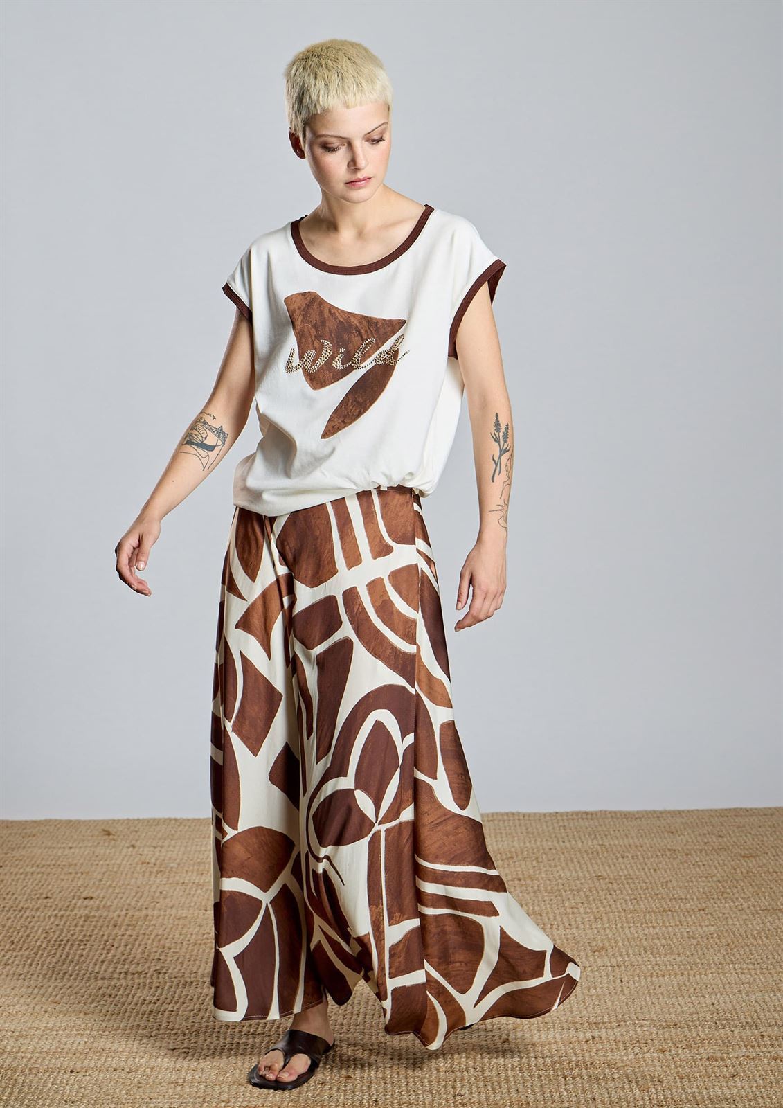 ALBA CONDE Camiseta Cruda Will - Imagen 3