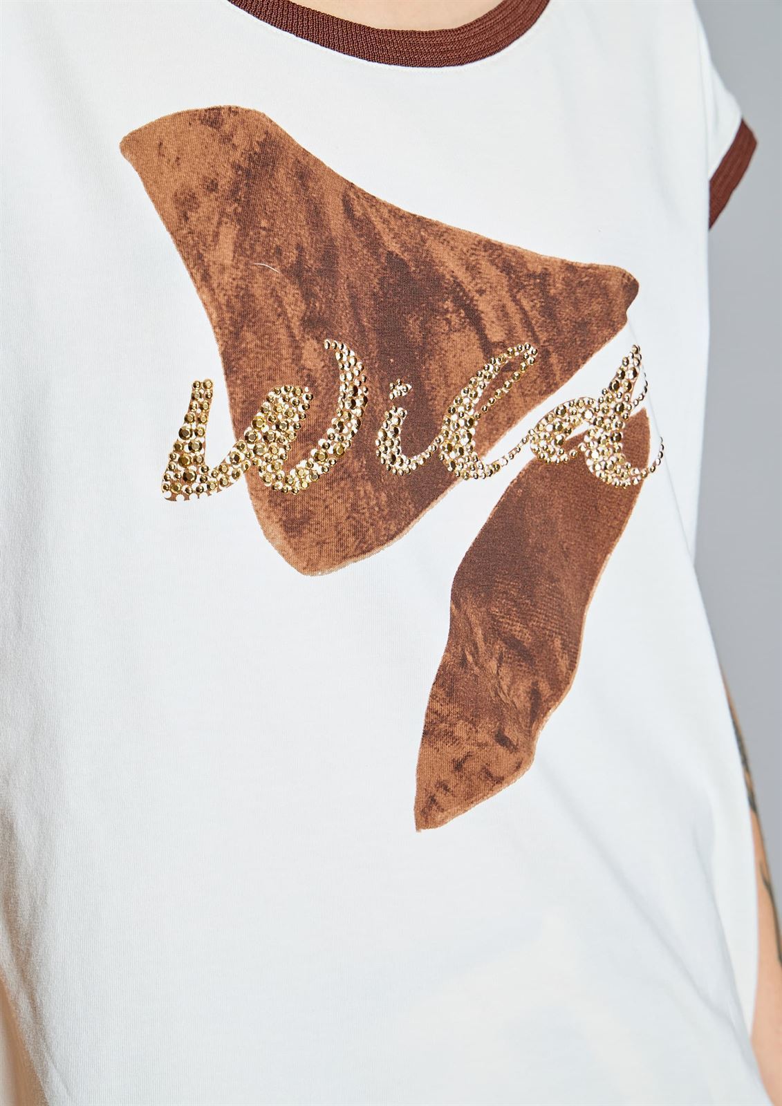 ALBA CONDE Camiseta Cruda Will - Imagen 4