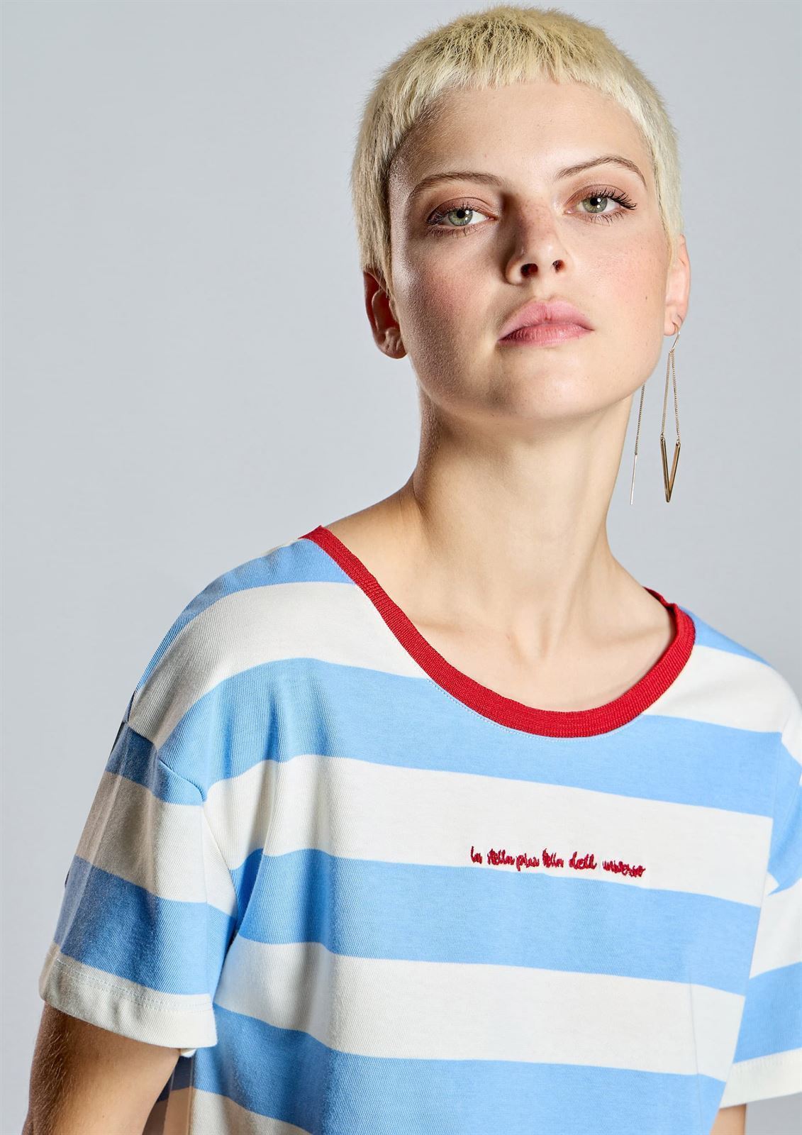 ALBA CONDE Camiseta Rayas - Imagen 2